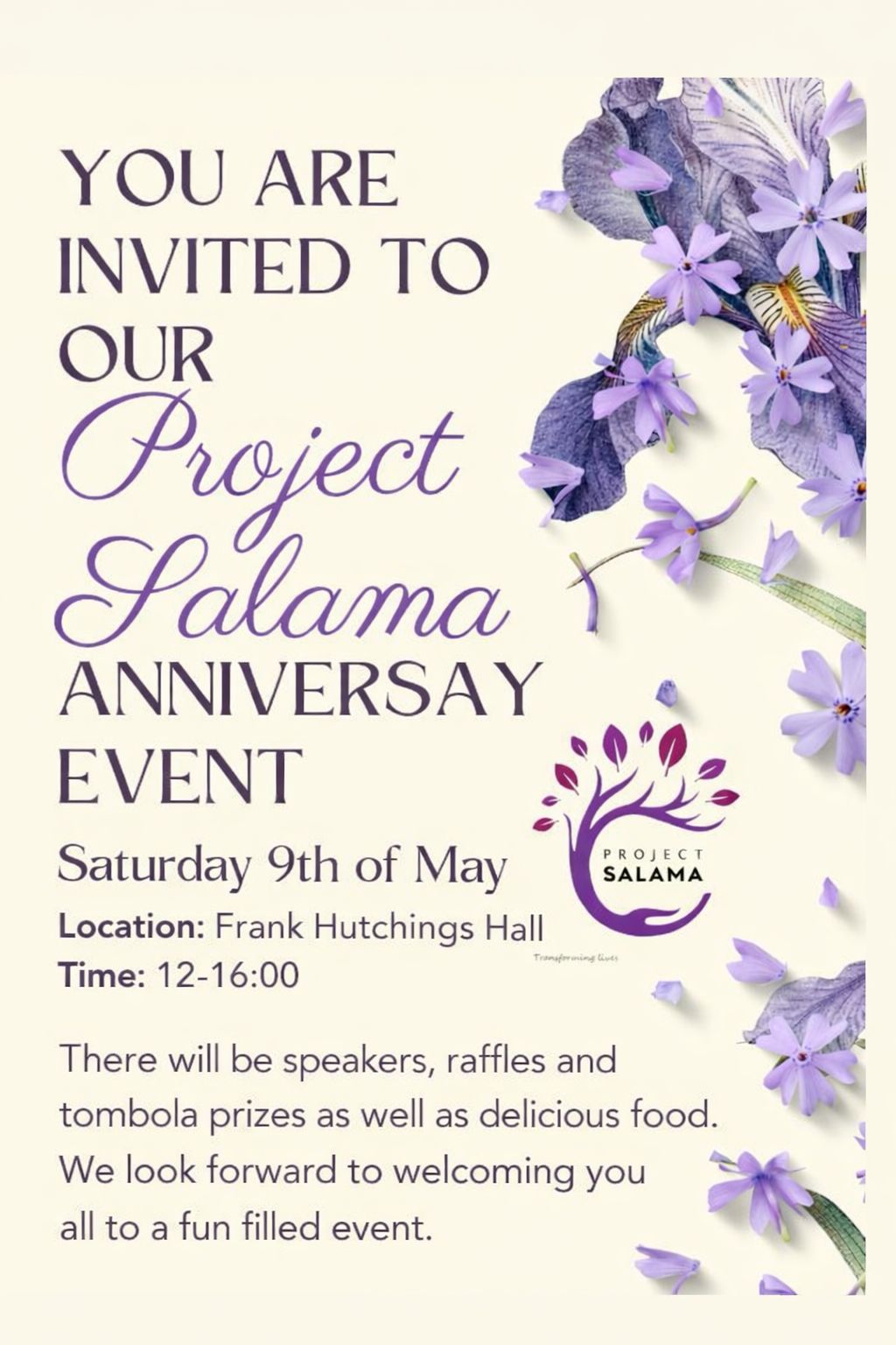 Project Salama Anniversary Event promotional poster